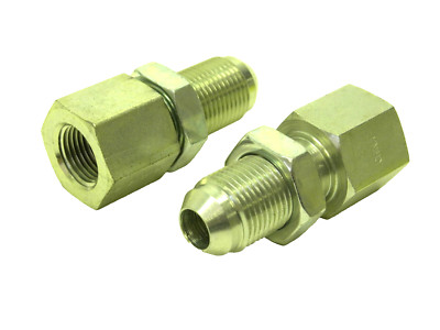 2 PCS - PARKER FTX JIC Tube to 3/8'' NPT Female Straight Adapter Made in USA