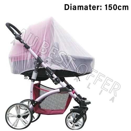 Stroller Anti Fly Mosquito Insect Net Mesh Buggy Cover For Pushchair Pram AU - Picture 8 of 8