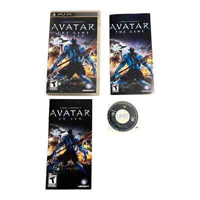 JAMES CAMERON'S AVATAR THE GAME PSP PLAYSTATION PORTABLE COMPLETE CIB TESTED