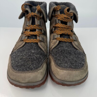 Chaco Barbary Womens Nickel Gray Fold Down Waterproof Performance Boots Sz 