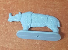 Vintage Plastic Toy Standing Rhinoceros