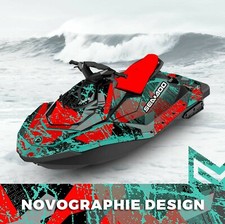 SEADOO SPARK trixx GRAPHIC KIT wraps 2up + 3up Jet Ski SEA DOO Decal Vinyl CAMO