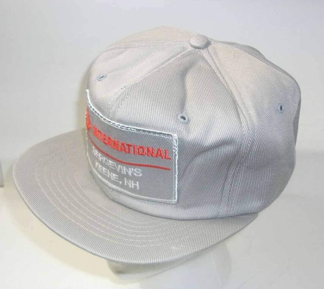 Cappello camionista vintage International Bergevin's Keene NH patch cap U.S.A.