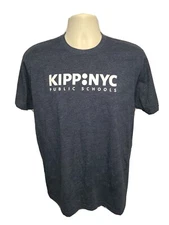 Kipp NYC Public Schools Adult Large Gray TShirt