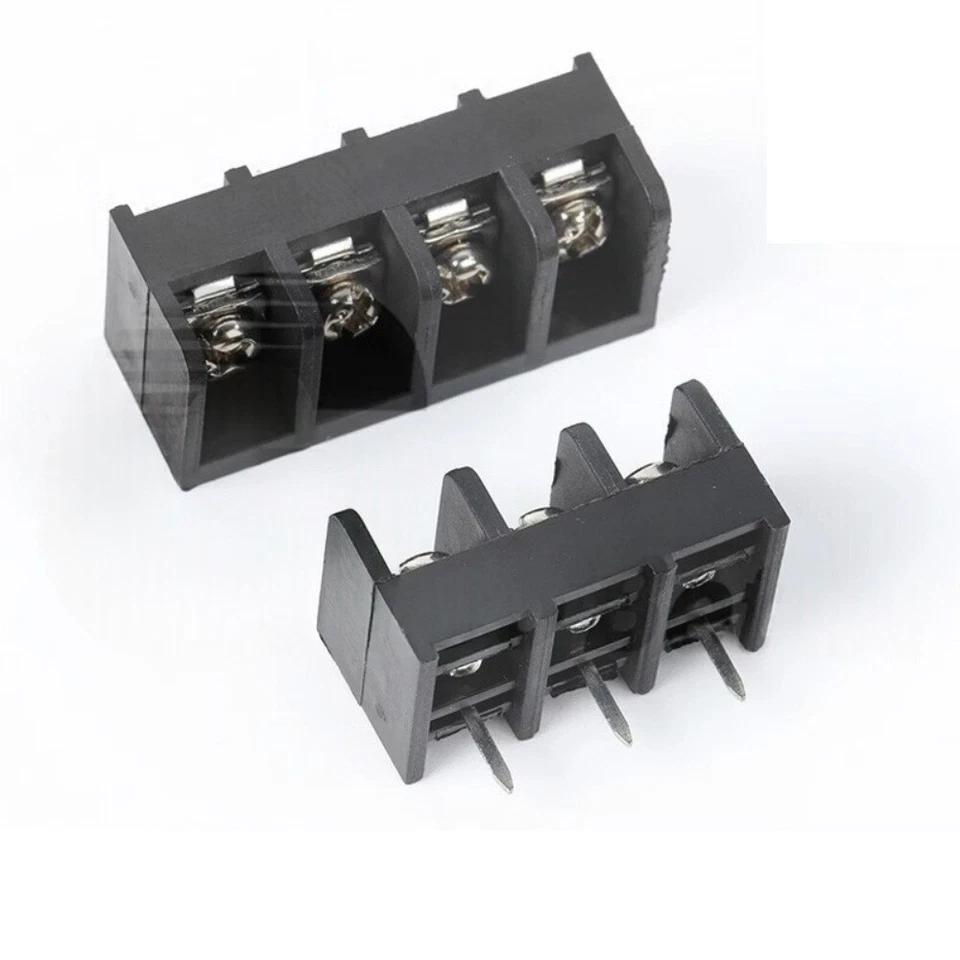 Black PCB Barrier Screw Terminal Block Strip Connector HB825 300V/20A 2 3 4 Way - Image 2 of 3