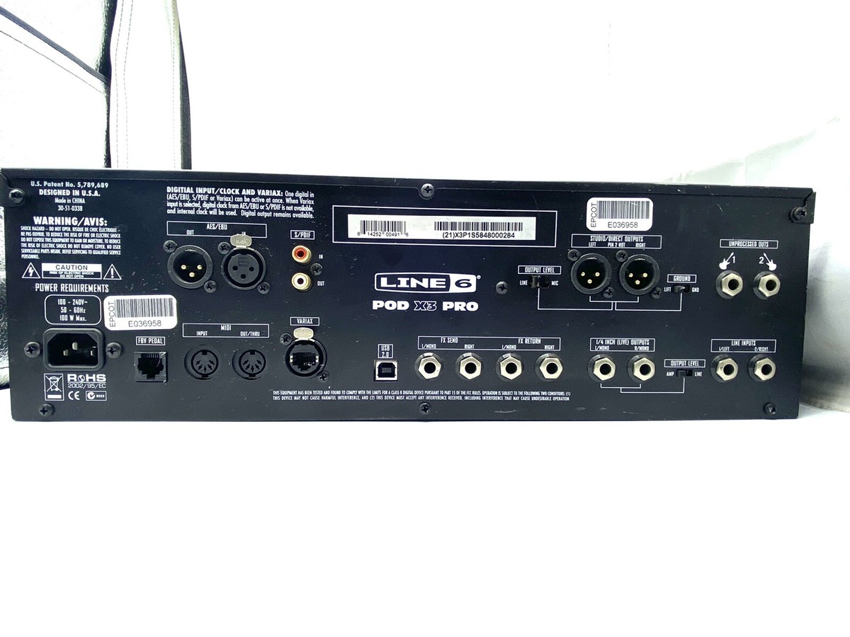 Line 6 Pod X3 Pro Multi- Amp For Guitars Bass and Vocals