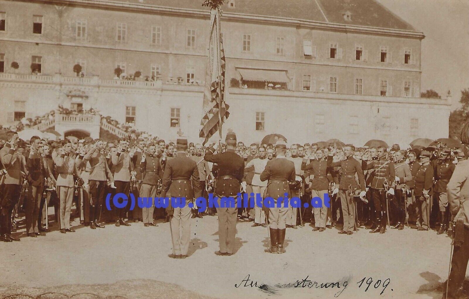 Portrait kuk Offiziere Ausmusterung 1909 Militär-Akademie Wr. Neustadt k.u.k.(7)