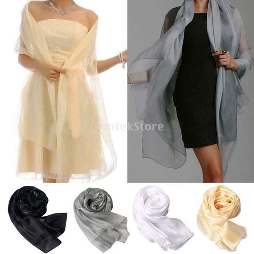 Chiffon Schal Für Damen - Elegante Stola Für Hochzeit, Party Und Abendkleider