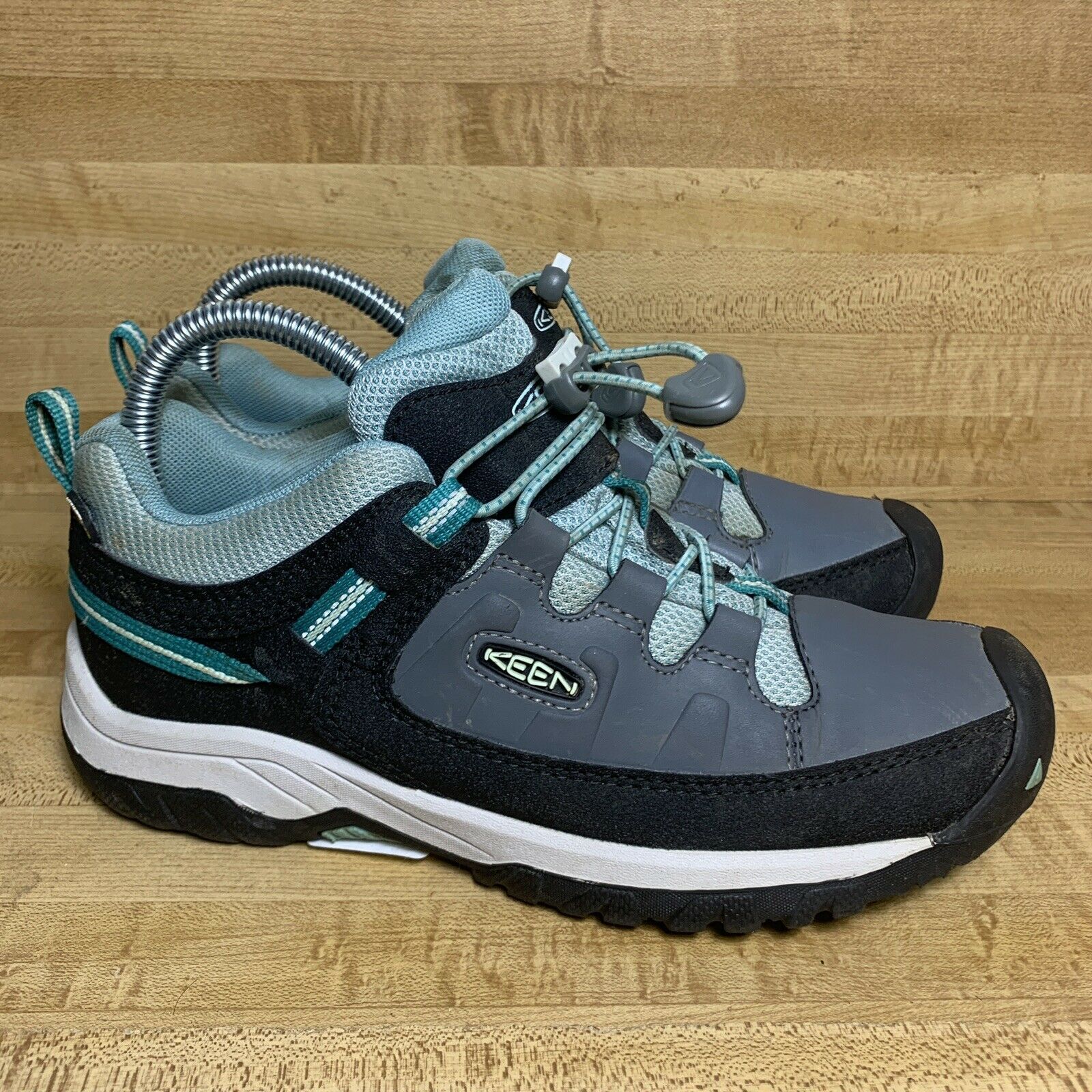 Scarpe da trekking Keen Taghee basse impermeabili donna taglia 5 5 grigio teal sneakers