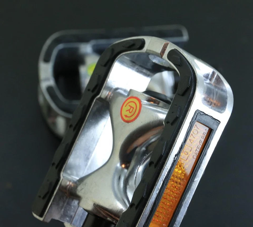 FP-920B Pedales Bicicleta Bicicleta Derecha/Izquierda Plataforma Aluminio Eje 9/16" NUEVO Foto 2 de 4