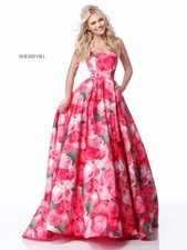 Sherri Hill 51792 Pink Rose Ball Gown Size 6- Only Worn Once