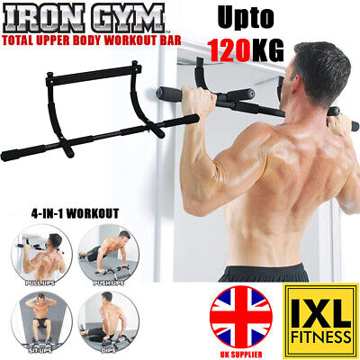 PULL UP CHIN BAR FITNESS EXERCISE HOME DOOR SIT UP STRENGTH BODY WORKOUT GYM UK