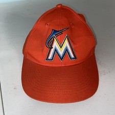 Florida Marlins Baseball Hat Cap Youth One Size Orange Boys OC Sports MLB