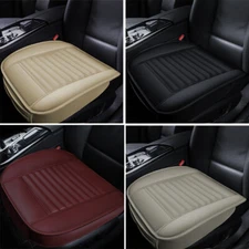 Universal Car Front Seat Cover 3D PU Leather Pad Mat Cushion Full Half Surround