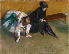 30x24in Poster Edgar Degas - Waiting