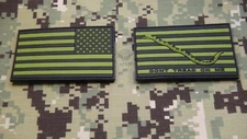 American Flag & Don?t Tread on Me Patches / SEAL / SWCC / EOD / Seabee / Navy