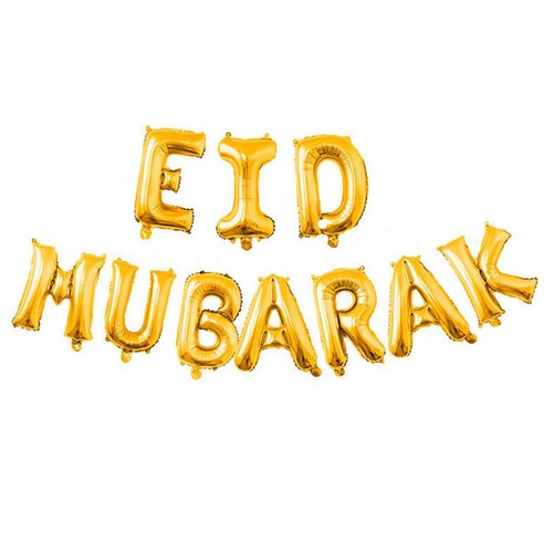 Ramadan Eid Mubarak PARTY DECORATIONS FOIL BALLOONS LETTER BUNTINGS - Picture 13 of 27