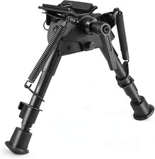 Gewehr Zweibein 6-9 Zoll einstellbar Picatinny&Swivel-Stud Sniper Jagd Zweibein