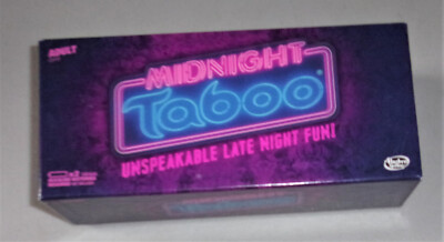 Hasbro Midnight Taboo Adult Party Game -Unspeakable Light Night Fun!