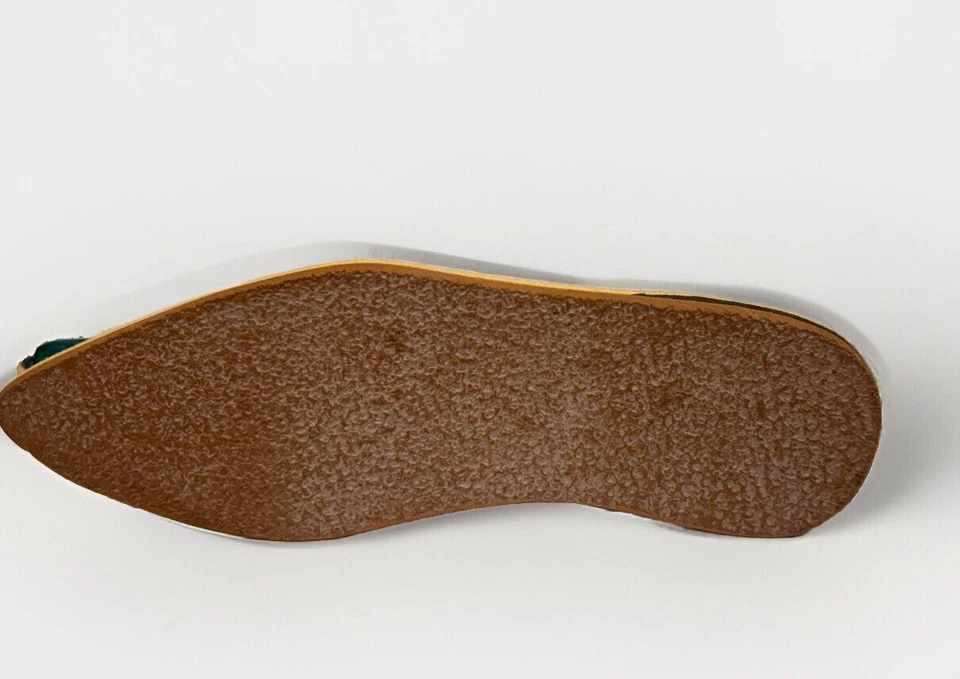 Mujeres Marroquí Turquesa Cuero Tocado Babouche Zapatos Zapatillas con Suela Talla 8 Foto 4 de 4