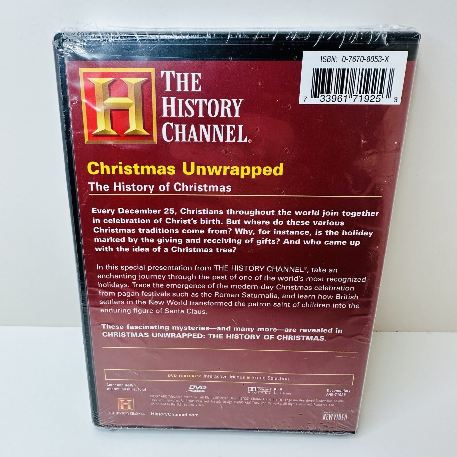 Christmas Unwrapped: The History of Christmas (DVD, 2005) for sale