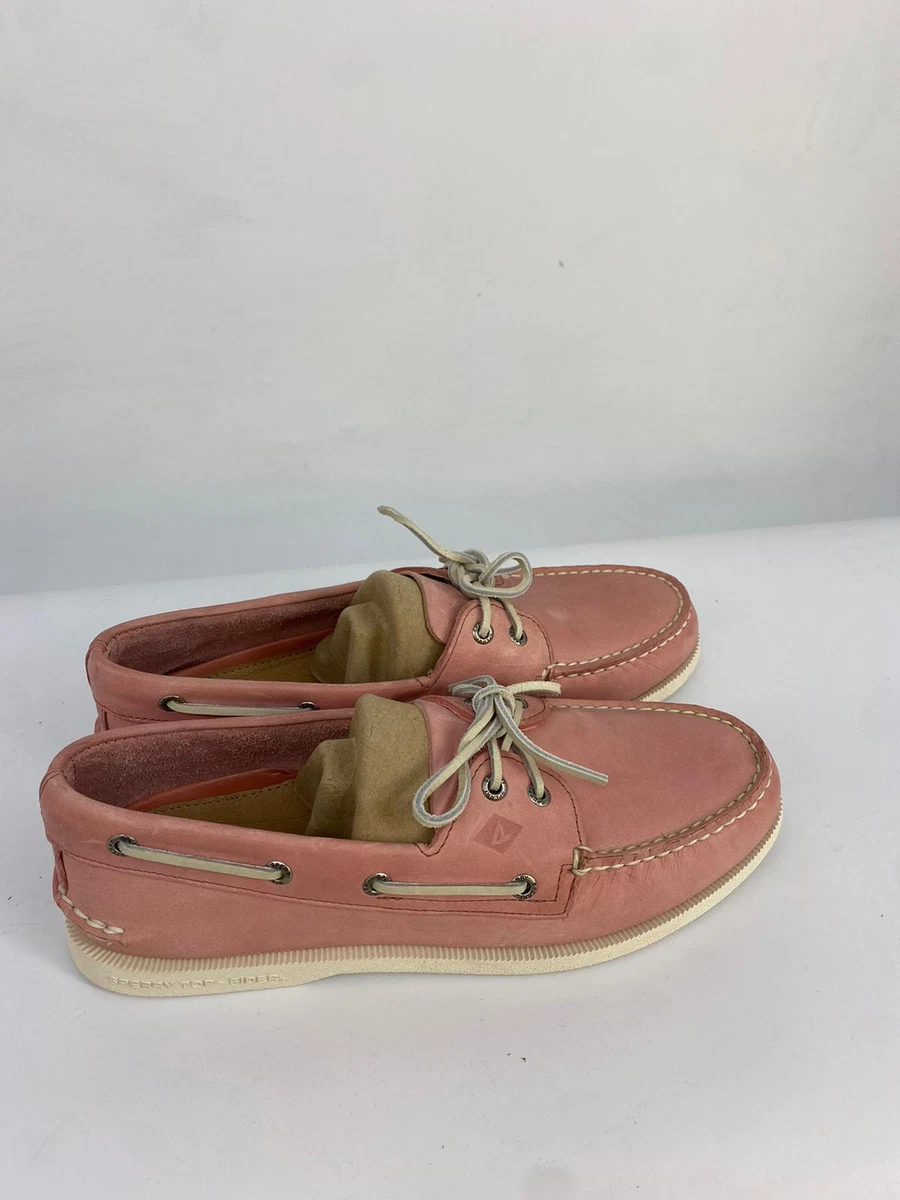 Pink sperrys store men's