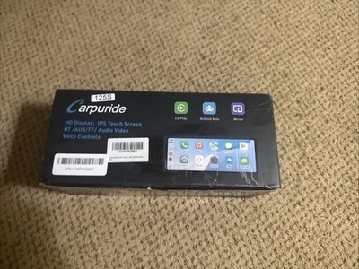 Carpuride W125S 11.26  Wireless CarPlay Android Auto Screen w/ 4K Dash Cam 