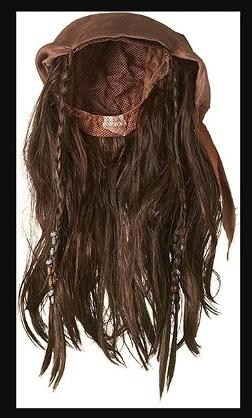 Caribbean Pirate Wig - Image 3 of 4