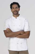 Chef Works Men's Mojave Short Sleeve Chef Coat