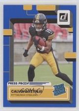 2022 Panini Donruss Rated Rookie Press Proof Blue Calvin Austin III #336 kr0