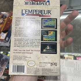 L'Empereur NINTENDO NES GAME, Poster, Reg Card, Complete CIB Authentic, Tested