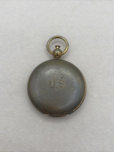 US MILITARY VINTAGE POCKET COMPASS UNITED STATES ARMY