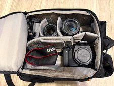 Canon EOS Rebel T3i Bundle w/ EF-S 18-55mm  55-250mm Lenses, Bag, Tripod