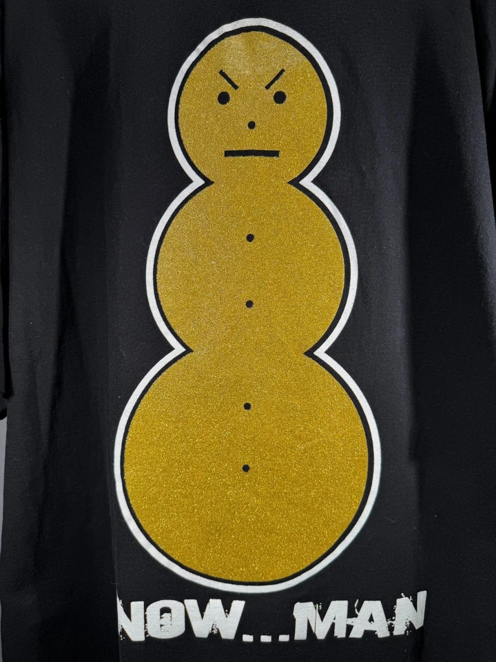 Camiseta negra vintage joven JEEZY Da muñeco de nieve (rara) XXL 2XL Foto 2 de 3