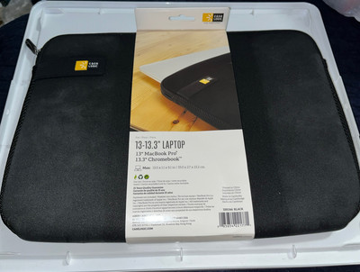 Case Logic Carrying Case (Sleeve) for 13.3'' Notebook, MacBook - Black