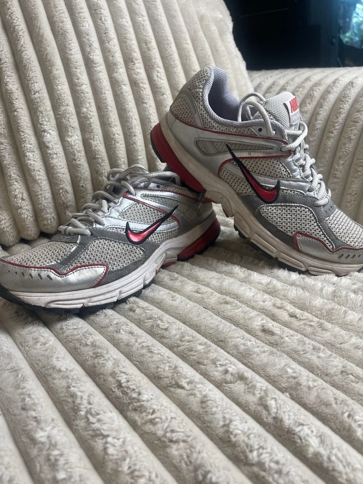 Nike Bowerman Series Zapatos para Correr Rojo Gris Plata Entrenadores Foto 4 de 4