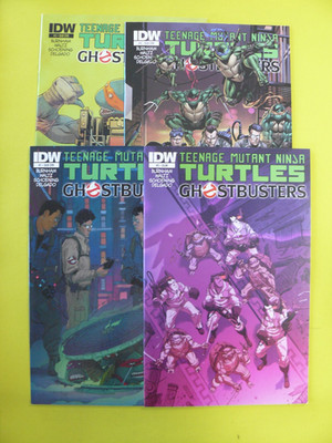 Teenage Mutant Ninja Turtles Ghostbusters #1-4 | Full Story 3 Variants NM- | IDW