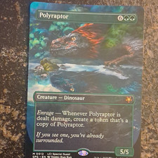Wizards of the Coast MTG Polyraptor Special Guests Borderless Mythic #12 EN