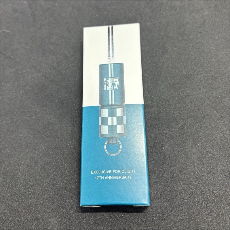 Olight i17 Checkered Flag 17th Anniversary USB-C Rechargeable LED IPX8 BNIB 