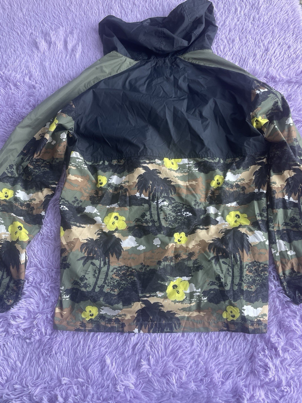 Men’s Converse Lightweight Pullover Jacket Floral… - image 5