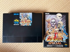 Fatal Fury Special Neo Geo AES SNK 1993 CIB Soft Case Box Manual Japan Tested