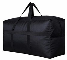 YiKitHom Extra Large Storage Duffle Bag for Travel, Black Oversized Giant Big...