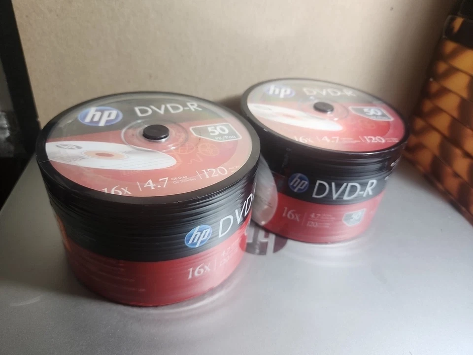 HP Pack 100 Discs DVD-R 2x 50 DVD-R 16x 4.7GB 120min Brand NEW - Image 3 of 3