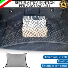 RETE ELASTICA BAGAGLIAIO 70X70 cm CON GANCI PER BMW SERIE 2 ACTIVE TOURER F45