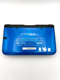 Nintendo 3DS LL XL Blue Pokemon X & Y Limited Edition w/ Stylus SD Japan Tested