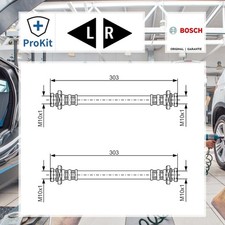 2x ORIGINAL® Bosch Bremsschlauch Hinten für Suzuki WAGON R+ Schrägheck IGNIS