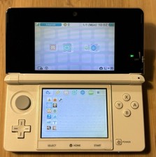 Nintendo 3DS Handheld System - White With Charger, Stylus 32GB/SD Card