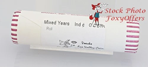 Indian Cent Roll - Mixed Years - 50 Coins - Good