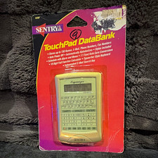 Sentry TouchPad DataBank PDA Organizer/Calculator Alarm Stylus 3K Palm OS