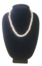 Puka Shell Necklace Lei 21" long x 3/8" wide About 533 mm x 9.5 mm 
